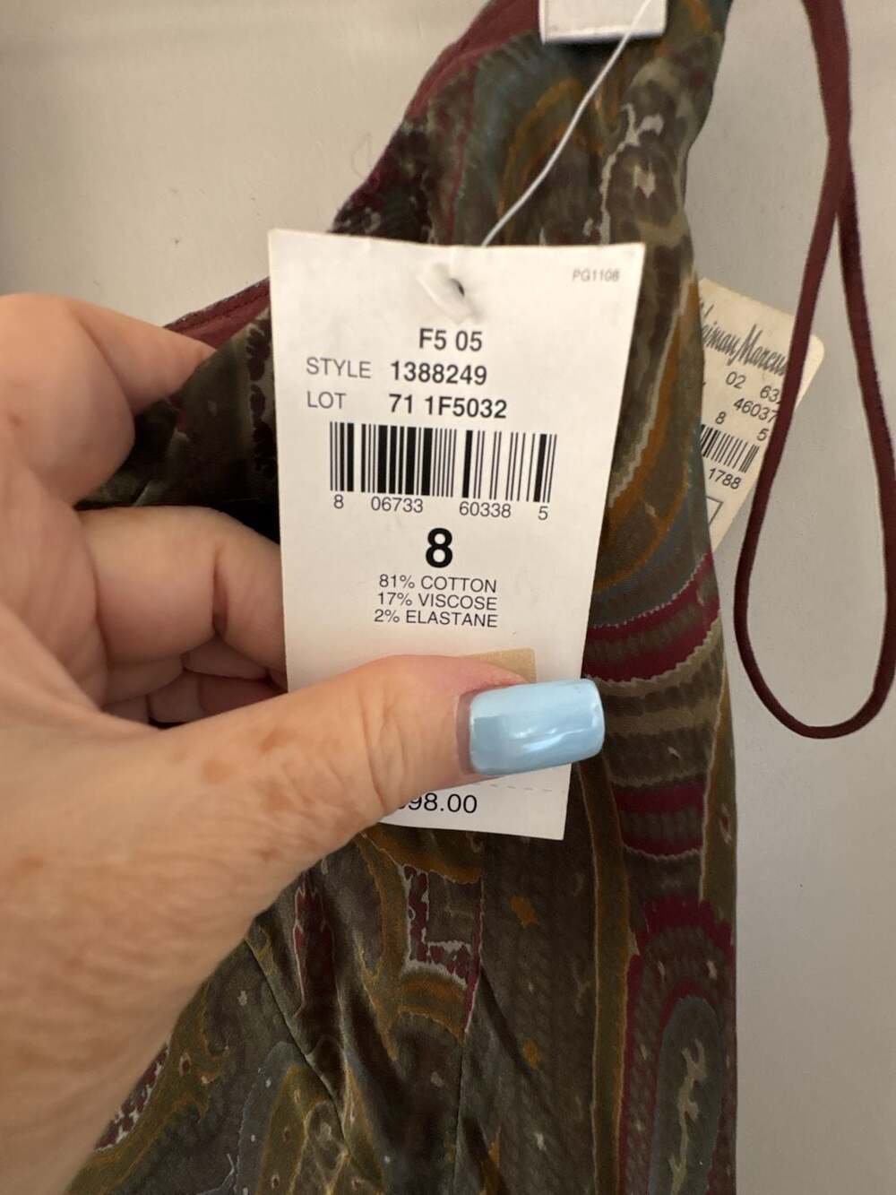 Ralph Lauren Paisley Print High-Low Midi Skirt - Picture 7 of 14